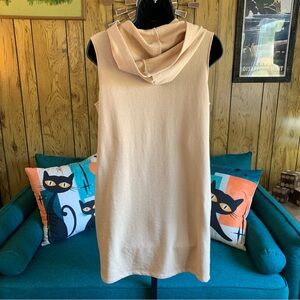 Love, Fire Sleeveless Hoodie Dress